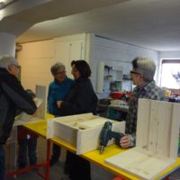 Bau eines Insektenhotels